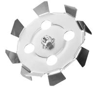 KOMBIUDA Galvanized Iron Drill Mixer Attachment for Electric and Impact Drills Portable Lightweight Paint Stirring Rod with Paddle Compact Mixing Tool for Construction and Renovation Use