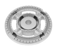 KOMBIUDA Gas Burner Flame Distributor: High-Efficiency Crown Wok Burner Base for Home Embedded Gas Stove - Heavy Duty Heat Diffuser Plate for Even Cooking, 5" Diameter