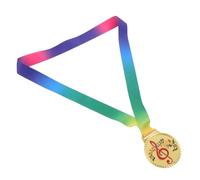 KOMBIUDA Gold Music Medal for Durable Zinc Alloy Award with Piano Violin Designs for Singing Dance Competitions and Music Events