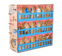 KOMBIUDA Hamster Maze Plaything Wooden 8-Inch Tunnel for Small Pets Including Mice Interactive Climbing and Mental Stimulation