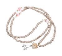 KOMBIUDA Handcrafted Wooden Bead Bracelet for Men Women Ethnic Style Spiritual Prayer Meditation Jewelry Soft Natural Comfortable Fit Suitable for Everyday and Special Occasions