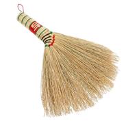 KOMBIUDA Handwoven Mini Broom Natural Sorghum Traditional Craftsmanship Multifunctional Cleaning Tool Household Environments Desk Dusting Broom for Cleaning Beds