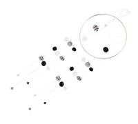 KOMBIUDA Hanging Pendant Baby Nursery Room Decor Felt and Iron Lovely Creative Design Baby's Attention Cultivates Cognitive Ability Suitable for Boys and Girls Room and Baby Crib