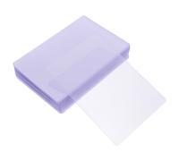 KOMBIUDA Hard Plastic Card Sleeves 30pcs B6 Size Flexible Three-Sides Heat-Sealed Protectors for Photos and Documents