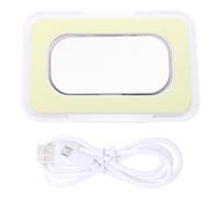 KOMBIUDA Heater Temperature Constant Heating Abs White in Material, Portable with Can be Put Bag Baby Wet Wipes Suitable for Wet Tissue and Baby Wipes, for Use When Going