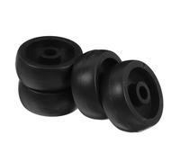 KOMBIUDA Heavy Duty Plastic Roller Wheels 4Pcs for Fitness Equipment Accessories, Suitable for Running Machines and Home Gym Pulley Systems