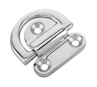 KOMBIUDA Heavy Duty Stainless Steel D Ring Anchor Tie Down Eye for Boats Reliable Connection for Mooring Equipment Installation Compact Design with High Load Capacity