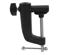 KOMBIUDA Heightened Microphone Base Clip Table Mount Clamp and Metal Desk Clamp for Versatile Bracket Use for Microphone Stand and Home Supplies