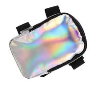 KOMBIUDA Holographic Thigh Bag for Outdoor Activities Iridescent Adjustable Strap Pouch for Hiking Biking and Motorcycle Riding Stylish Storage for Men and Women