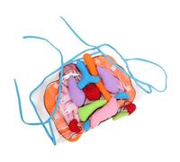 KOMBIUDA Human Internal Organs Cognitive 3D Educational Apron for Preschool Teaching Aid Early Learning Body Awareness for Boys and