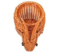 KOMBIUDA Imitation Rabbit Basket for Home Decor Multipurpose Woven Storage Bin Cute Animal Shape Open Top for Nursery and Harvest Baskets