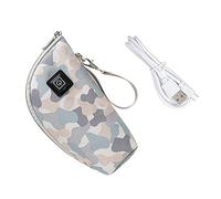 KOMBIUDA Infant Bottle Warmer USB Baby Bottle Warmer Sleeve Portable Pu Material with 5v 2a Power and 3 Modes for Outdoor Use to Keep Milk Warm Random Color