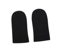 KOMBIUDA Invisible Heel Lift Pads Height Increase Insoles Shockproof Half Shoe Inserts for Men Women Black Comfortable Relief