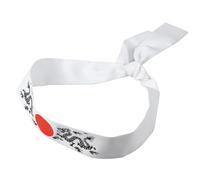 KOMBIUDA Japanese Samurai Headband Print 1 Piece Hachimaki Costume Accessory for Karate and Ninja Enthusiasts Sports Headwear for Men and Women