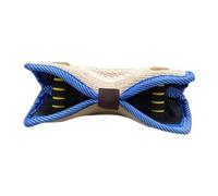 KOMBIUDA Jute Dog Bite Pillow with Ergonomic Handle for Small to Medium Dogs Interactive Training Tool to Strengthen Bite Force and Canine Performance for Aggression and Attack Practice