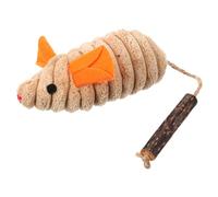 KOMBIUDA Kitten Mouse Shaped Catnip Cat for Indoor Cats Safe Non Fading Plush Mouse Plaything Chew Resistant Biting to Reduce Loneliness and Protect Furniture