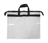 KOMBIUDA Large Capacity Transparent Storage Bag for Clothes Swim Beach Pool Outdoor Use Clear Tote Organizer with See-Through Design Garment Pouch for Camping and Travel