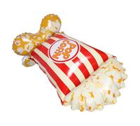 KOMBIUDA Large Standing Popcorn Foil Balloon with Realistic Details Independent Upright Structure for Movie Night Party Halloween Backdrop Carnival and Birthday Decorations