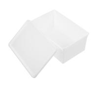 KOMBIUDA Laundry Powder Storage Container with Lid Plastic Laundry Detergent Box for Powder and Pet Food and Household Supplies