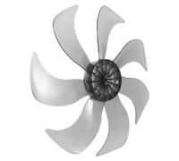 KOMBIUDA Leaf Transparent Black Plastic Fan Replacement for Table and Pedestal Fans with Quiet Operation and Easy Installation