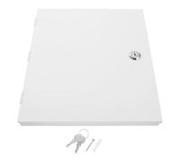 KOMBIUDA Lockable Stainless Steel Box Cover Plate Decorative Electrical Box Panel Easy Retrofit Protective Enclosure with Secure Lock Modern Home Upgrade