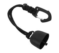 KOMBIUDA Loud Bear Bell for Hikers with Strap and Carabiner Sturdy Iron Build Outdoor Bell for Bag with Versatile Hanging Capabilities for Fishing and Tree Branches