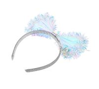 KOMBIUDA Luminous Hair Accessory for Costumes for Festivals and Birthday Parties Long Battery Life Creative Bowknot Design Glow the Dark Fun