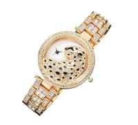 KOMBIUDA Luxury Quartz Women Diamond Watch with Gold Band Elegant Bling Wrist Jewelry for Casual and Dressy Occasions Stylish Fashionable Analogue Timepiece