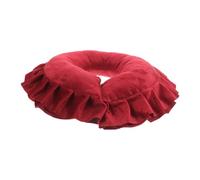 KOMBIUDA Massage Pillow Relax Cradle Cushion for Massage Table Salon Spa Beauty Bed U-Shaped Removable Burgundy Pillow for Neck Support