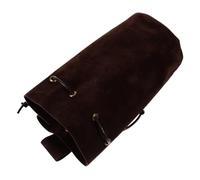 KOMBIUDA Medieval Renaissance Drawstring Waist Bag Deep Suede Pouch for Cosplay Role-Playing Practical Small Storage Belt Bag with Easy-Access Closure Party Supply Accessory for Men and