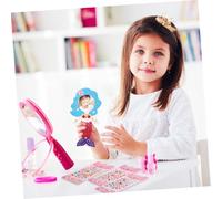 KOMBIUDA Mermaid Mirror Craft Kit Handheld Mirrors with Color Pens and Rhinestones DIY Decoration for Birthday Party Creative Craft Activity and Home Decor