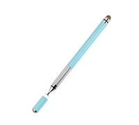 KOMBIUDA Metal Dual Touch Stylus Pen for Phone and Tablet Active Capacitive Screen Touch Pen in Blue for Drawing Note-taking Gaming and All Capacitive Devices