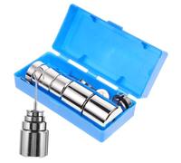 KOMBIUDA Metal Slotted Weights with Hanger for Physics Lab Experiments Corrosion-resistant Steel Slotted Masses for Balance Testing and Force Demonstrations in High School Science Classes