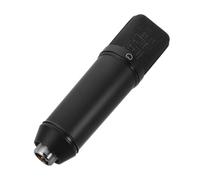KOMBIUDA Metal Xlr Condenser Microphone Housing Black Tube Shell with Internal Suspension for Studio Recording and Streaming, DIY Metal Mic Body to Reduce Airflow Turbulence and Minimise