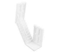 KOMBIUDA Micro Landscape Handrail Home Decor Mini Railing for Sand Table Micro Landscape Decor Architecture Model Materials Miniature Ornaments Railing Model Miniature Stairs White