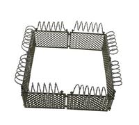 KOMBIUDA Military Green Miniature Fence Toy Set for Boys Diy Scene Layout Small Plastic Fence Model for War and Prison Scenes for Sand Table and Playset Accessories