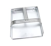 KOMBIUDA Mini Dustpan Desktop Cleaning Tool Silver Portable Household Dust Pan for Table Sofa Car Corners Material for Efficient Cleaning in Narrow Spaces
