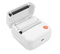 KOMBIUDA Mini Portable Thermal Printer Wireless-enabled Handheld Label Printing Machine with Data Cable, Abs Material, Space-saving Solution for Travel and Home Use, Compatible with Memo