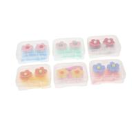 KOMBIUDA Mini Size Contacts Lens Cases Plastic Waterproof Eye Lens Boxes Storage for On-The- Loved Ones