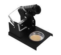 KOMBIUDA Mini Soldering Iron Holder, High Temperature Resistant Electric Soldering Iron Stand with Sponge Slot, for Home Electronics, Jewelry Making, Craft Repair