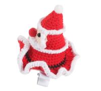 KOMBIUDA Mini Top Hat Christmas Hair Clip Red Cotton Thread Decorative Hair Accessory for Ladies Dance Party Carnival