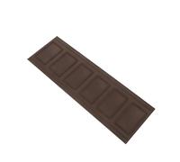 KOMBIUDA Miniature Dollhouse Peel and Stick Baseboard Trim Self-adhesive Resin Wainscoting Panel for Tiny Scenes Flexible Wall Skirting for DIY Dollhouse Decoration Seam Concealing Fade