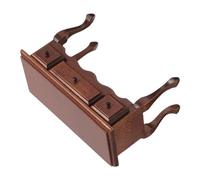 KOMBIUDA Miniature Dollhouse Table Chestnut Dining Table Model for Dollhouse Kitchen Realistic Tiny Furniture Decoration Compact Intricate Design for DIY Projects