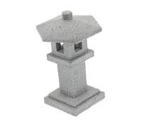 KOMBIUDA Miniature Oriental Pagoda Statue Tabletop Ornament for Zen Garden and Bonsai Weather-resistant Asian Pavilion Sculpture for Aquarium Indoor Outdoor Traditional Garden Decor