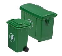 KOMBIUDA Miniature Trash Can for Dollhouse Realistic Mini House Accessory Garbage Pail Long-term Use Decorative