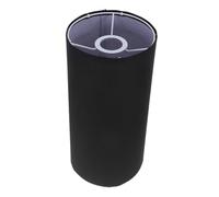 KOMBIUDA Modern Fabric Cylinder Lamp Shade for Floor Lamps Large Black Cloth Cover with Removable Long Cylindrical Design Stylish Replacement Lampshade for Bulb Fixtures