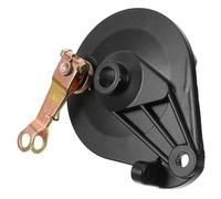 KOMBIUDA Motorbike Rear Drum Brake Assembly Kit with Thickened Wear-resistant Brake Pad Cover Plastic and Metal Material Easy to Install Replacement Part for Electric Motorbikes and