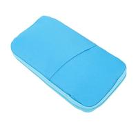 KOMBIUDA Multifunction Travel Wallet Canvas Passport Holder Case Small Document Organizer for Ids Cash Photos Suitable for Business Trips and Daily Use Dark Blue Light Blue Random Color