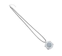 KOMBIUDA Multifunctional Electronic Necklace Watch Digital Pocket Timepiece with Alarm Date Week Display Design for Students Elderly Backpackers Portable Hanging Watch