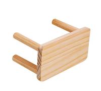 KOMBIUDA Multifunctional Wooden Hamster Platform Stand Medium Pet Cage Landscape for Small Animals Exercise and Nesting Supports Physical and Mental Health Development